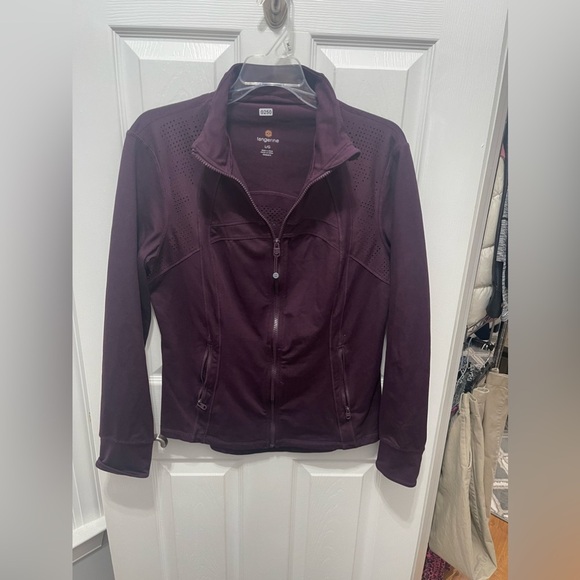 Tangerine Tops - Tangerine workout jacket large purple jacket